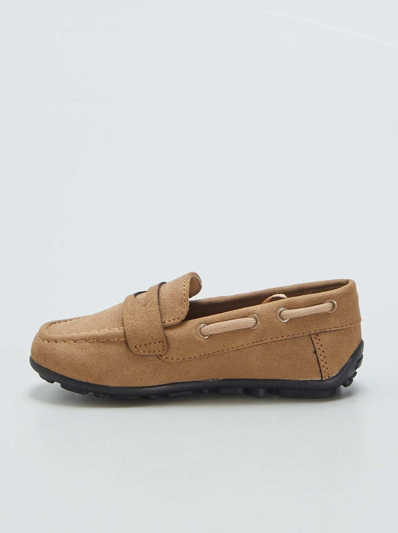 Mocassins de vela BEGE - Kiabi