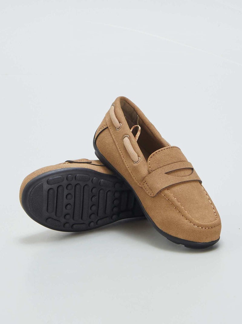 Mocassins de vela BEGE - Kiabi