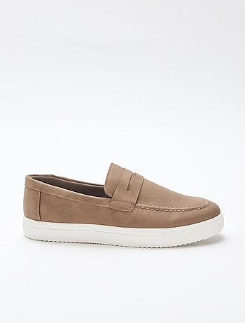 Mocassins em camurça