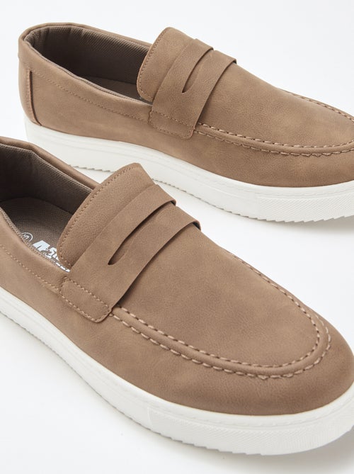 Mocassins em camurça - Kiabi