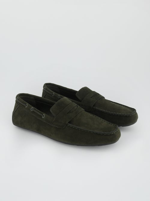 Mocassins em camurça sintética - Kiabi