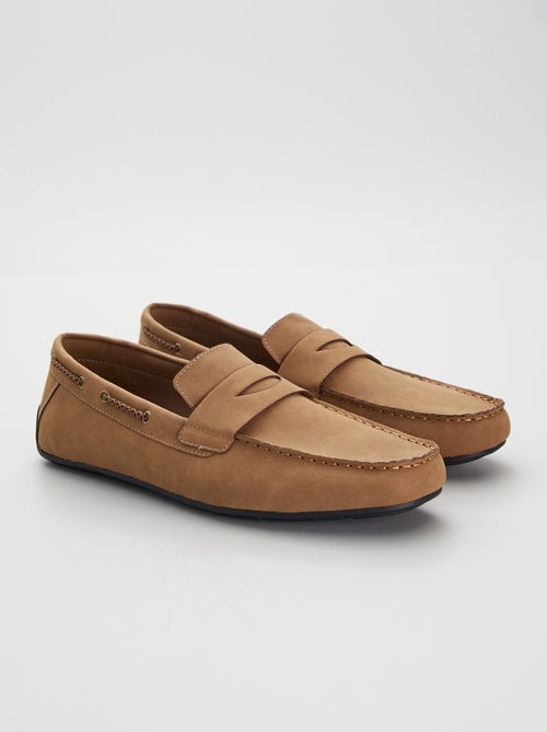 Mocassins em camurça sintética - Kiabi
