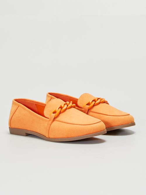 Mocassins em camurça sintética coloridos - Kiabi
