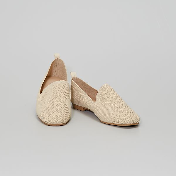 Sapato Mocassim Shutz Logo Camurça Bege | Schutz