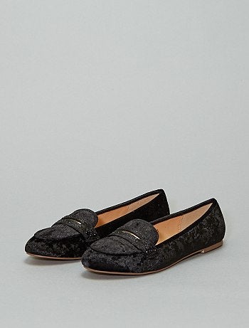 Mocassins em veludo - Kiabi
