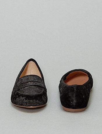 Mocassins em veludo - Kiabi