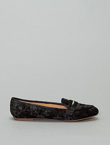 Mocassins em veludo - Kiabi