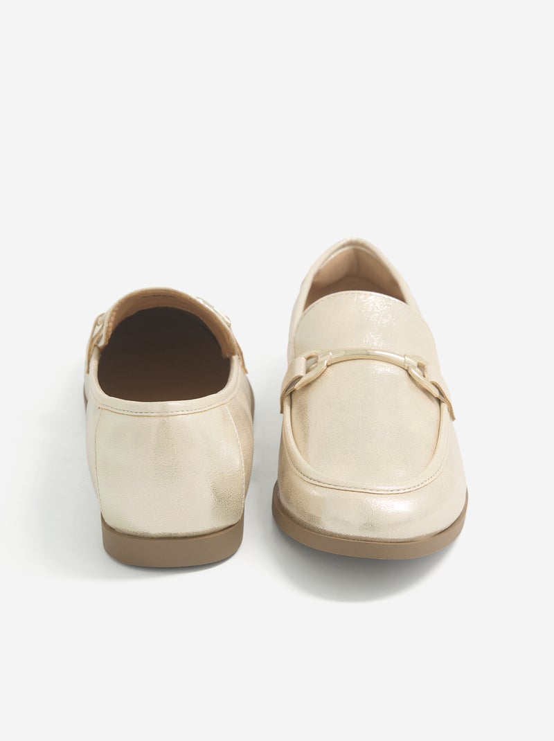 Mocassins envernizados Amarelo - Kiabi
