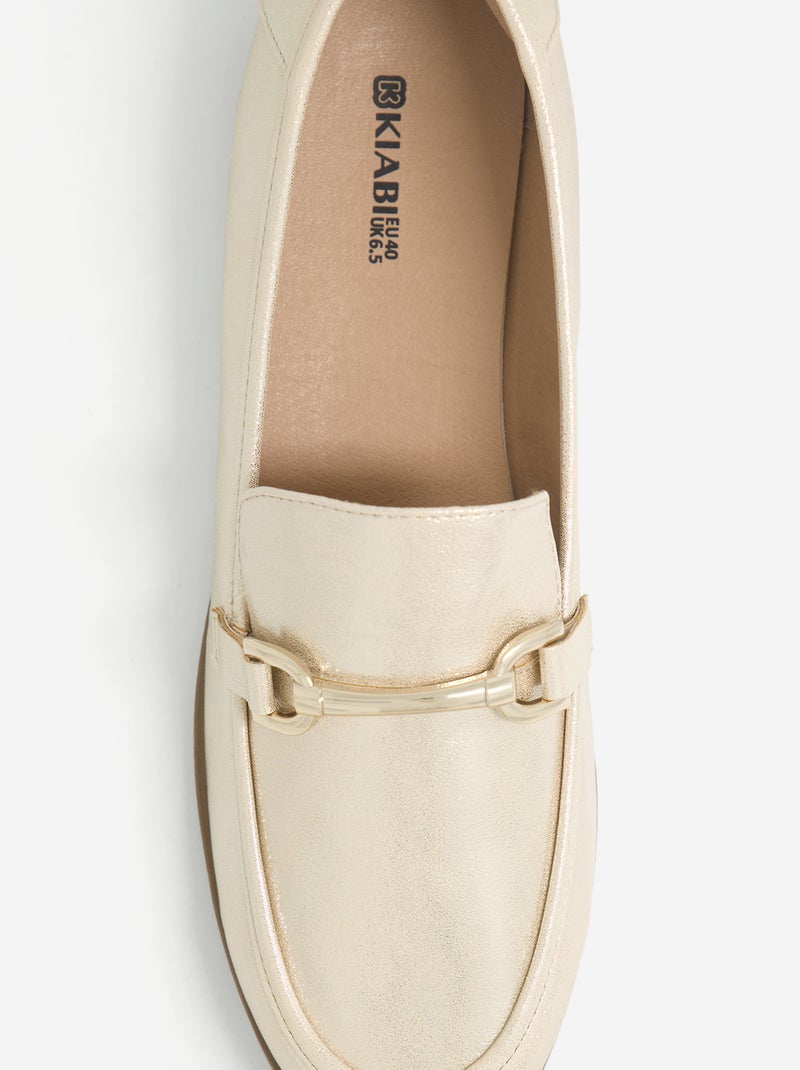 Mocassins envernizados Amarelo - Kiabi