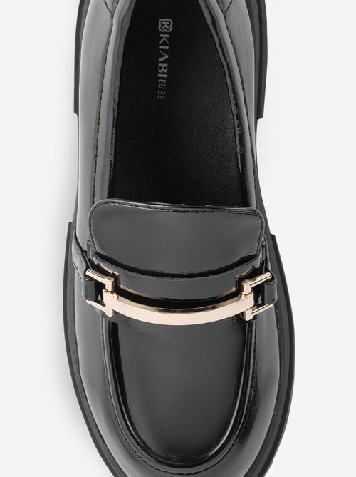 Mocassins envernizados com solas tratoradas - Kiabi