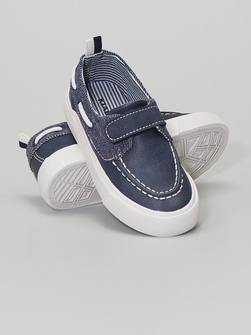 Mocassins estilo 'vela' AZUL - Kiabi