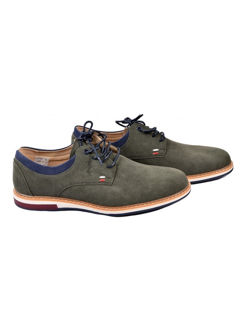 Mocassins Forro Cabedal Premium Cáqui - Kiabi