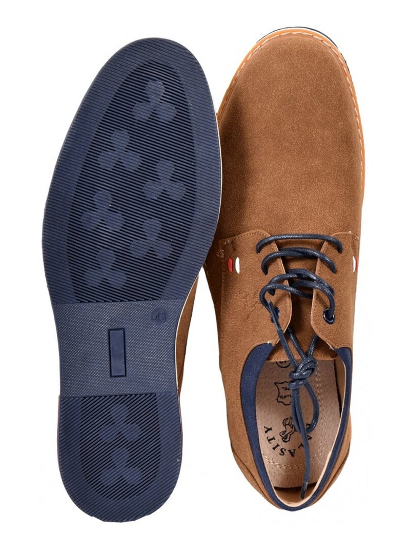 Mocassins Forro Cabedal Premium Castanho - Kiabi