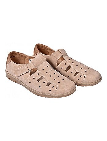 Mocassins Homem Forro Cabedal Premium Velcro