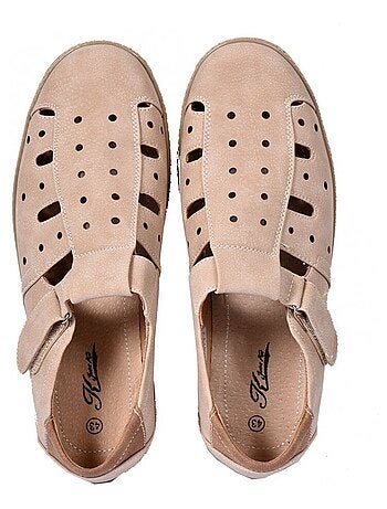 Mocassins Homem Forro Cabedal Premium Velcro