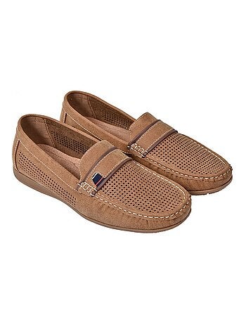 Mocassins homem forro em couro premium