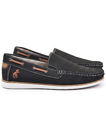 Mocassins homem respiráveis perfurados conforto verão OZABI