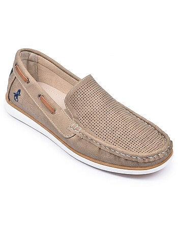 Mocassins homem respiráveis perfurados conforto verão OZABI
