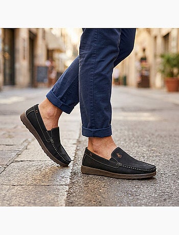 Mocassins homem verão conforto sem atacadores ozabi