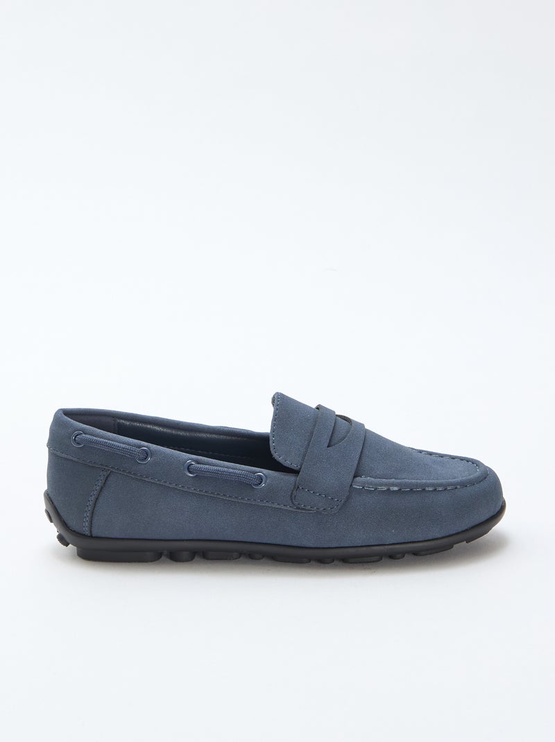 Mocassins Lisos Azul - Kiabi