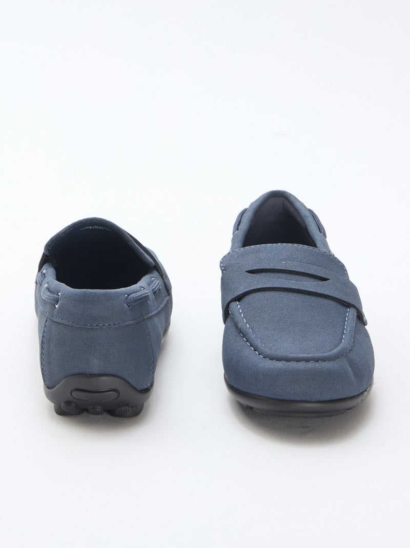 Mocassins Lisos Azul - Kiabi