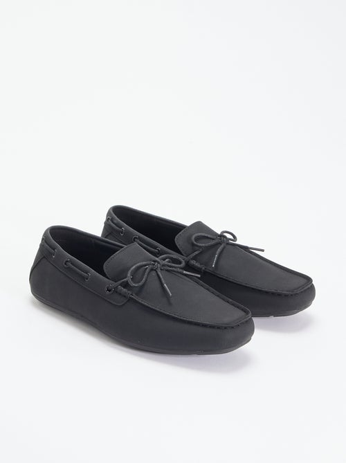 Mocassins lisos em camurça sintética - Kiabi