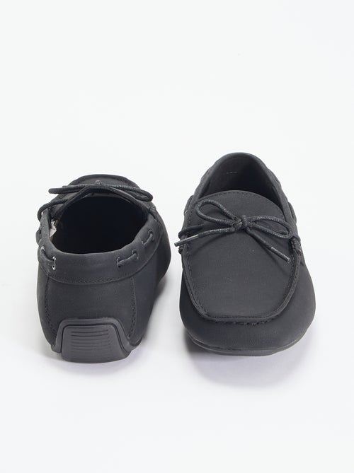 Mocassins lisos em camurça sintética - Kiabi