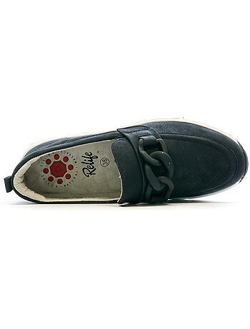 Mocassins pretos para mulher relife vilsage