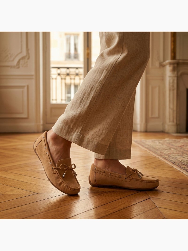 Mocassins mulher atacador camurça bobo chic 3 cores ozabi Camelo - Kiabi