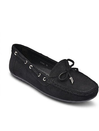 Mocassins mulher atacador camurça bobo chic 3 cores ozabi