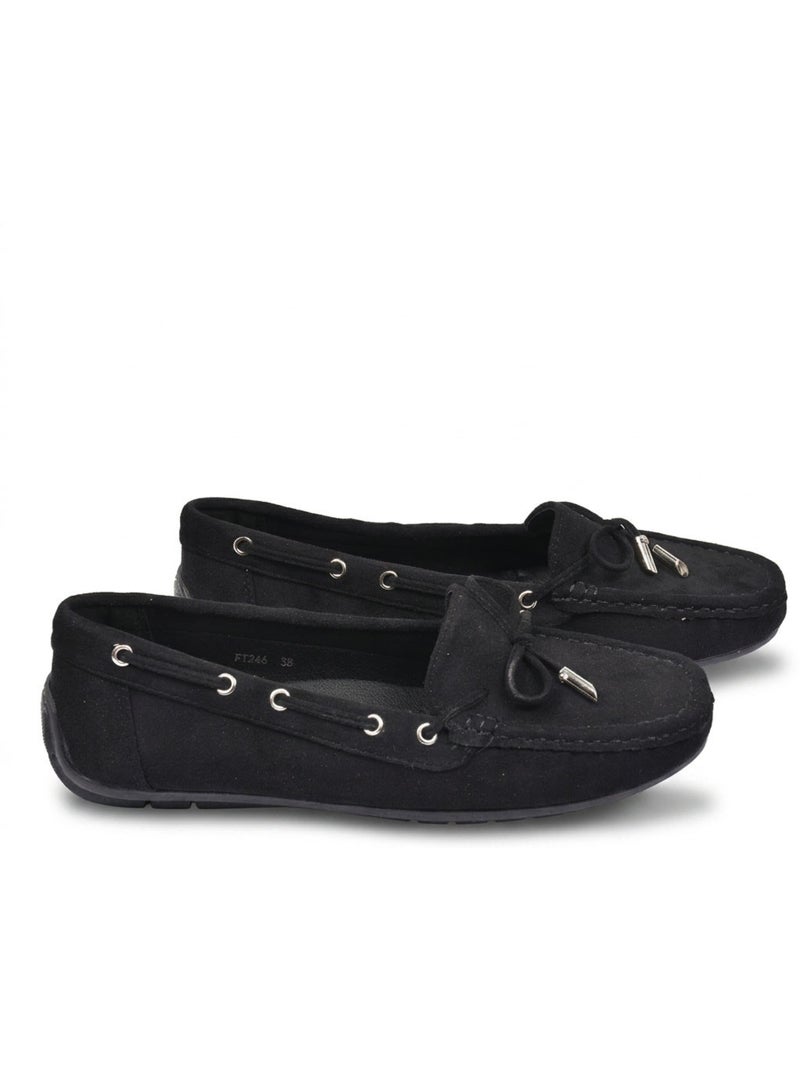 Mocassins mulher atacador camurça bobo chic 3 cores ozabi Preto - Kiabi