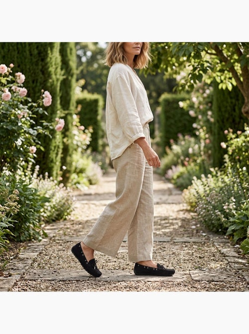 Mocassins mulher atacador camurça bobo chic 3 cores ozabi - Kiabi Mocassins mulher atacador camurça bobo chic 3 cores ozabi - Kiabi