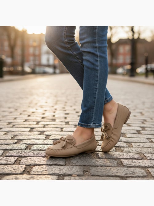 Mocassins mulher bobo chic nó pampilhos camurça sintética ozabi - Kiabi