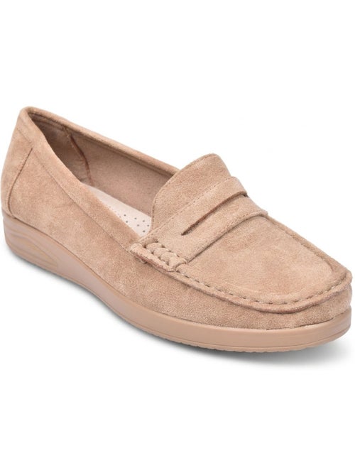 Mocassins mulher penny loafer camurça conforto ozabi - Kiabi Mocassins mulher penny loafer camurça conforto ozabi - Kiabi