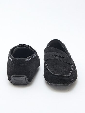 Mocassins náuticos em camurça lisa