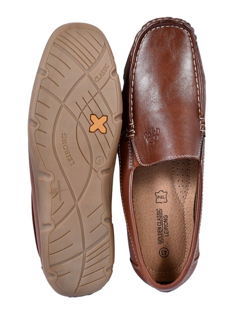 Mocassins PREMIUM Castanho - Kiabi
