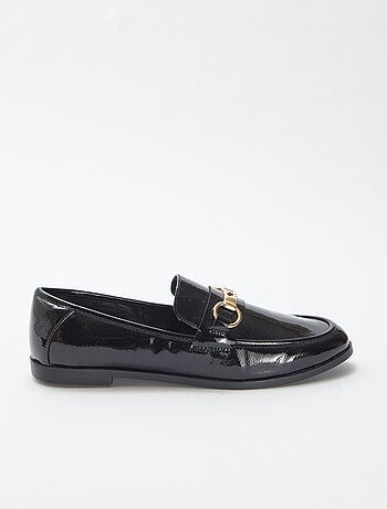 Mocassins rasos de verniz