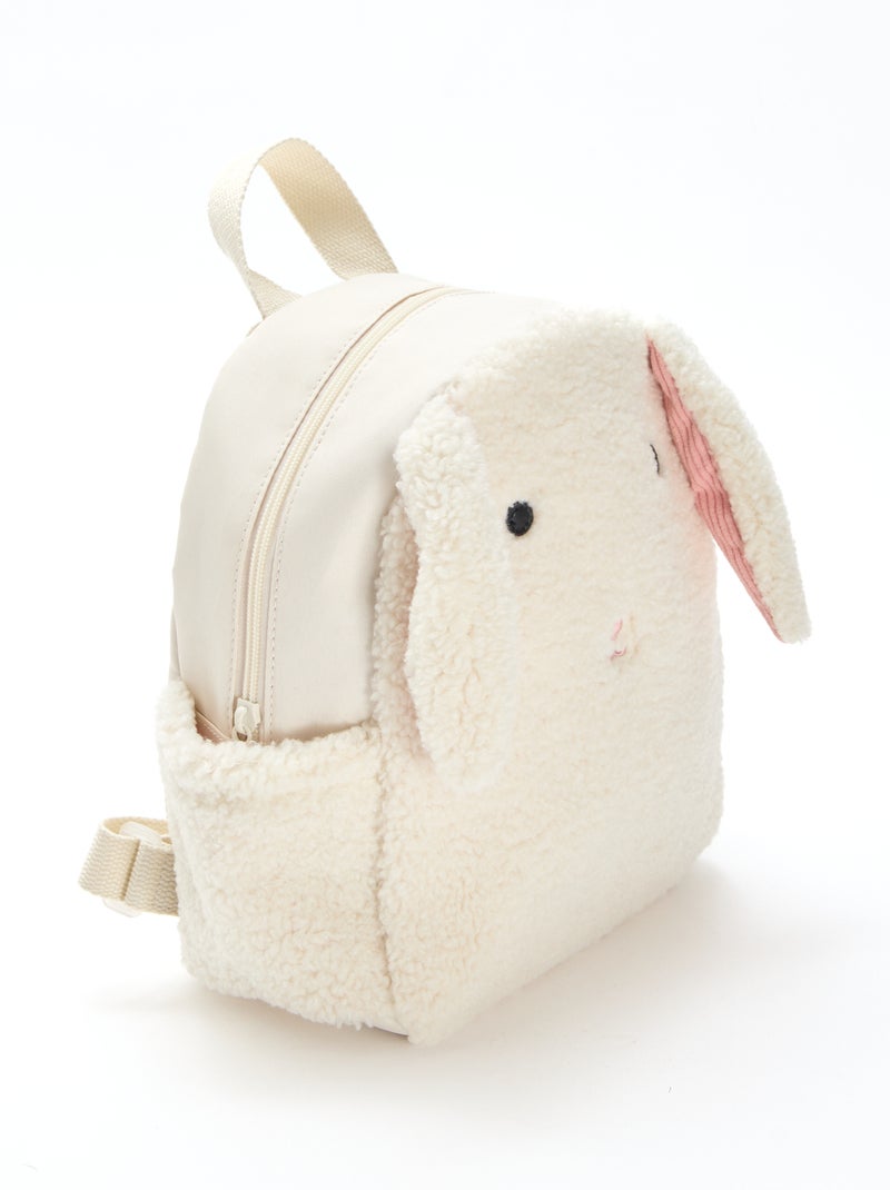 Mochila Animada Coelho Branco - Kiabi