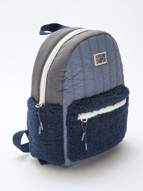 Mochila bimaterial - Kiabi