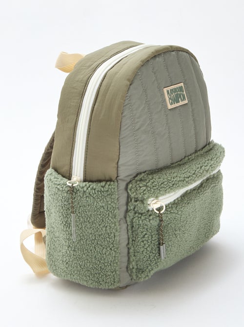 Mochila bimaterial - Kiabi