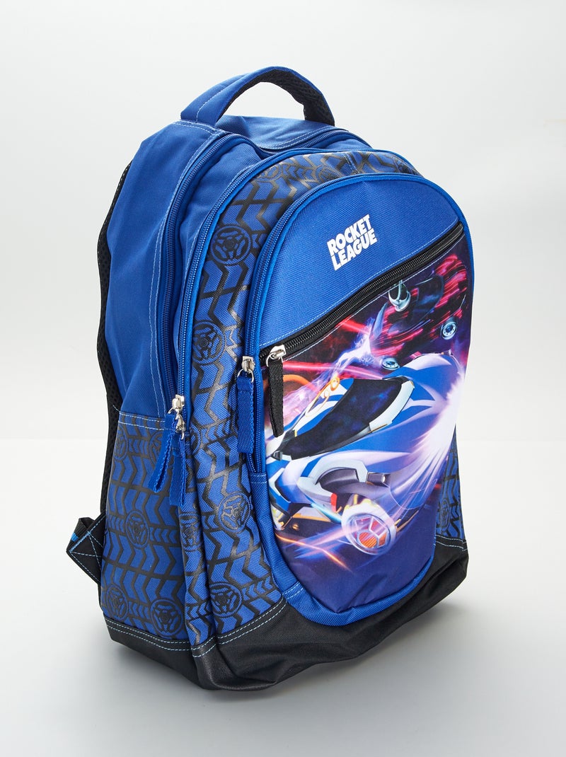 Mochila 'carros de corrida' Azul - Kiabi