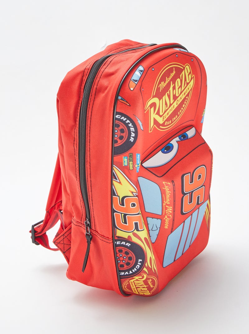 Mochila 'Carros' 'Disney' em forma de carro VERMELHO - Kiabi