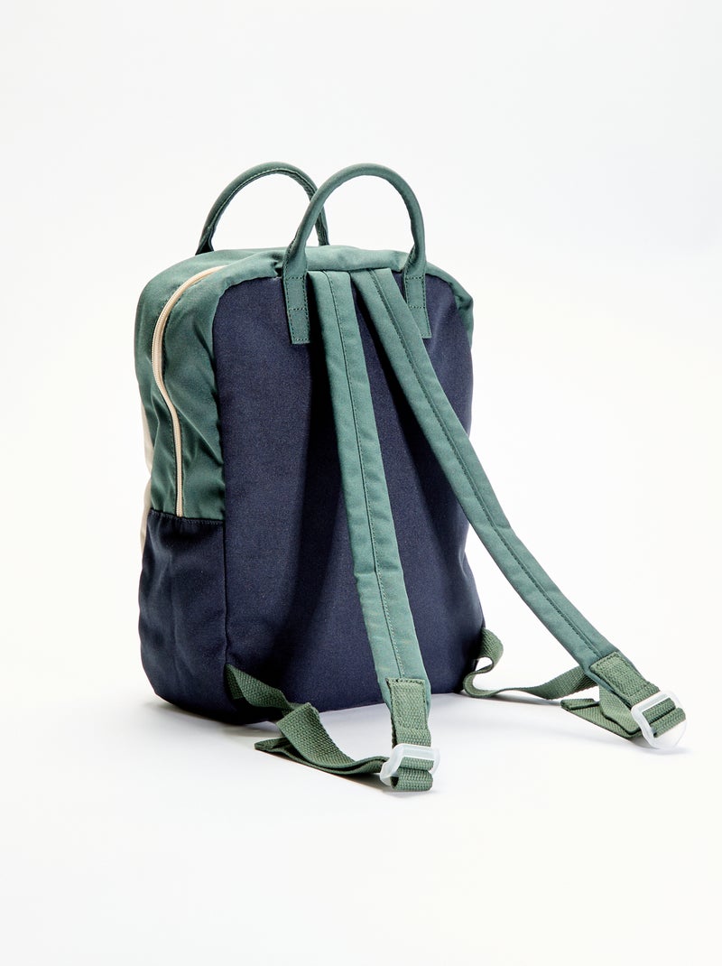 Mochila color block Azul - Kiabi