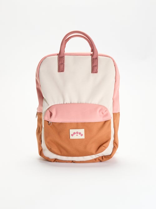 Mochila color block - Kiabi