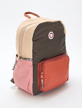 Mochila color-block