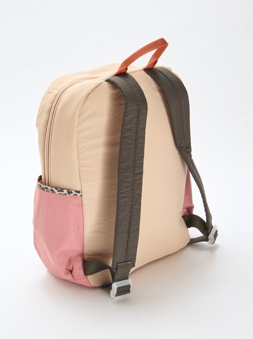 Mochila color-block - Kiabi