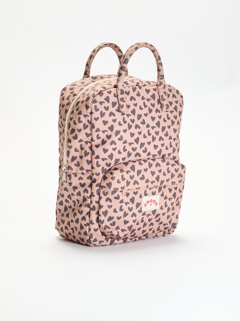 Mochila color block Castanho - Kiabi