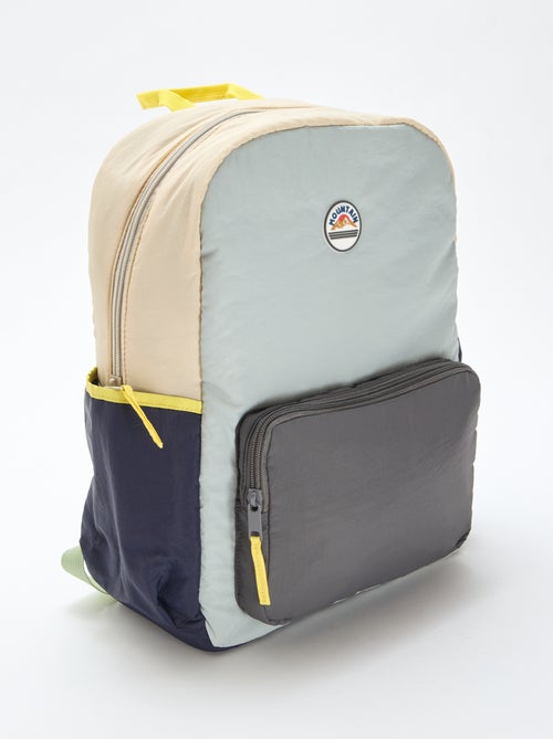Mochila Color Block - Kiabi