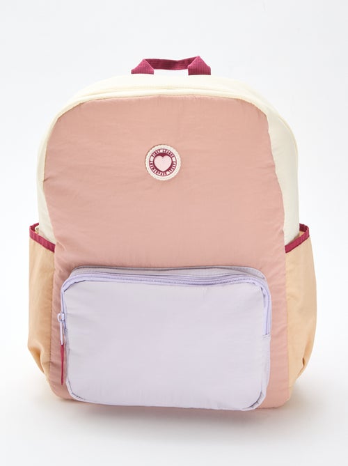 Mochila color-block - Kiabi