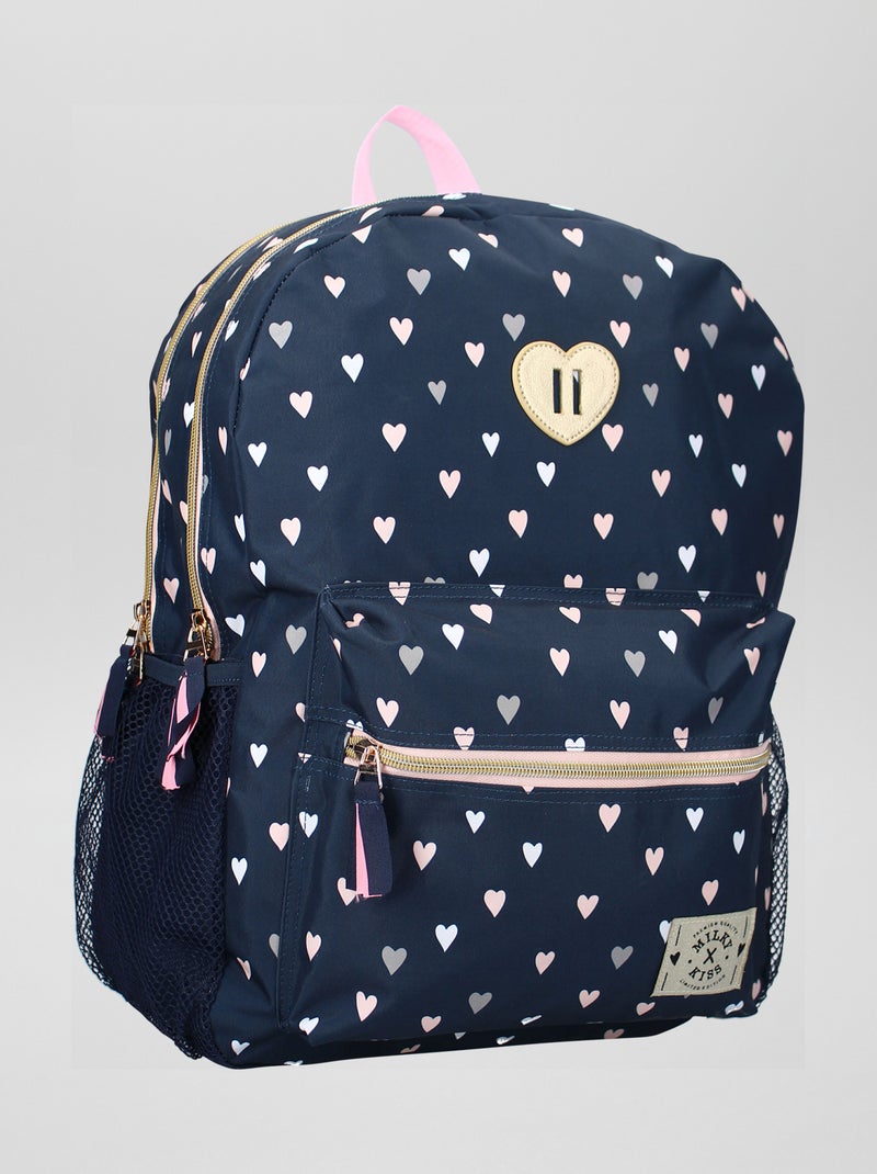 Mochila com 2 compartimentos Azul - Kiabi